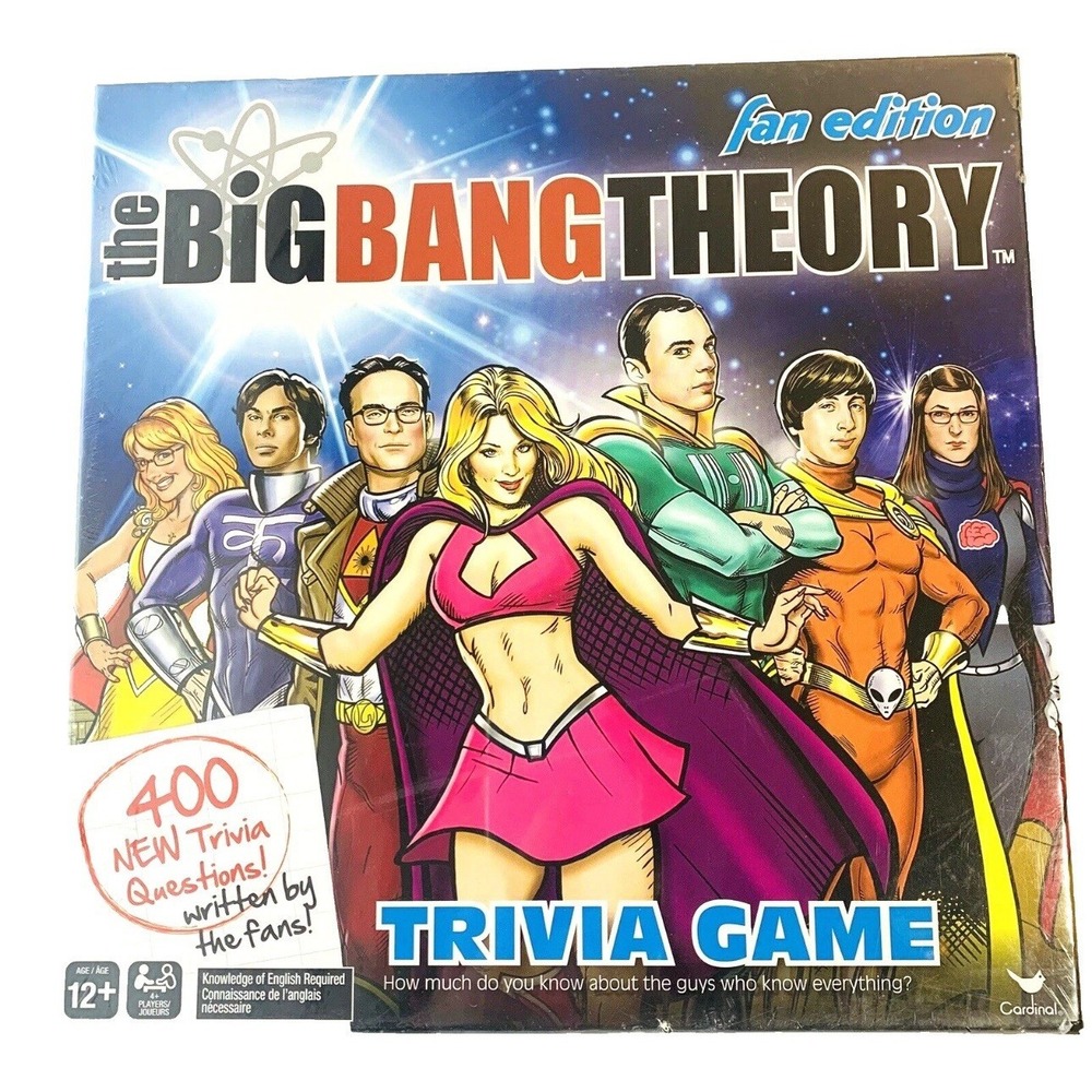 The Big Bang Theory Trivia Game - Fan Edition - Family Game Night - Board Game